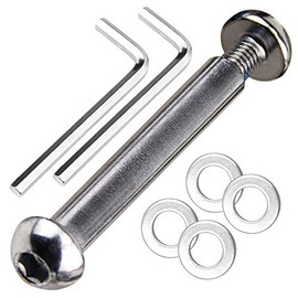 OTFAITP M8 8 mm x 28 mm-86 mm Scooter Front Rear Axle Bolt 8.8 Grade Carbon Steel for Stunt Scooter Dash Teen/Adult Kick Scooter-800+lb Capacity
