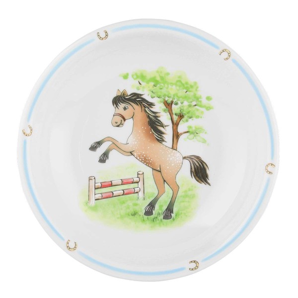Seltmann Weiden 001.716559 Compact My Pony Round Soup Bowl, Porcelain, Multi-Coloured