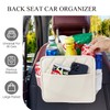 KOHUIJOO Car Seat Organizer, Backseat Car Organizer,2Pack Large Leather Waterproof
