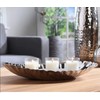 Hosley® Elegance Redefined Silver Finish Decor Tray Bowl, 13.6 Inches