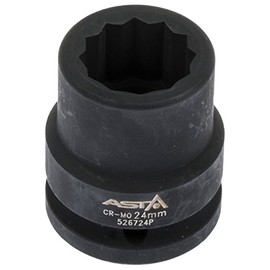 Compressed Air Impact Wrench External Multi-Tooth SW 24 mm 3/4 Inch 12-Point