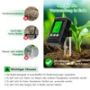 Wigearss 6-in-1 Soil Meter pH Moisture Temperature Light Soil Tester