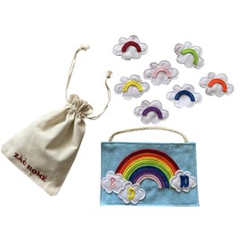 Nursery 'I Can Sing a Rainbow' Finger Puppet with Numbers 1-10 – Educational Counting & Color Learning Toy for Toddlers and Preschoolers