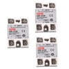 3pcs SSR-10DA Solid State Relay Single Phase Semi-Conductor Relay Module