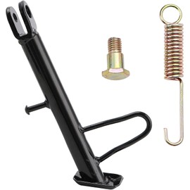 Mokuo Dirt Bike Stand,Motorcycle Kickstand, Scooter Mopeds Side Stand in Iron Material Compatible with Most Dirt Pit Bike Scooter Mini Bike, Height of 15.5cm Above Ground