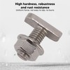 T Bolt Set M8x20mm T Slot Drop-in Bolt Hammer Head