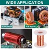 sourcing map 42 AWG Magnet Wire, 42 Gauge / 0.06mm