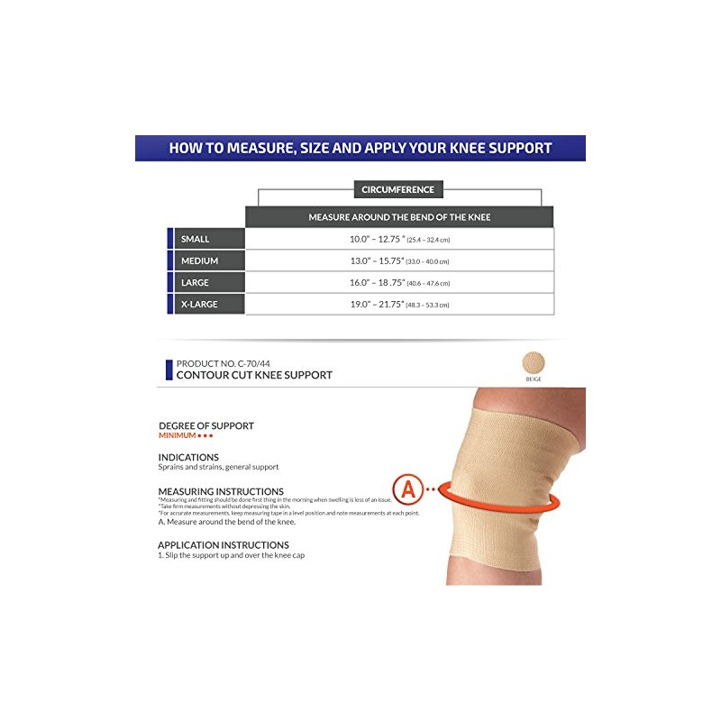 Champion Contour Cut Knee Support C-70