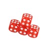 ACROPIX Universal Red Dice Wheel Tire Valve Air Stem Cap