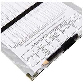 Longridge Deluxe Golf Scorecard Holder - Black
