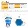 STARELO 16MM 5/8" Momentary Push Button Switch High Round 250V