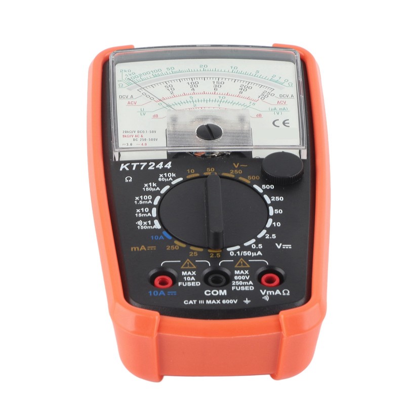 KT7244 Pointer Multimeter High Accuracy Voltage Current Meter with Anti‑Fall