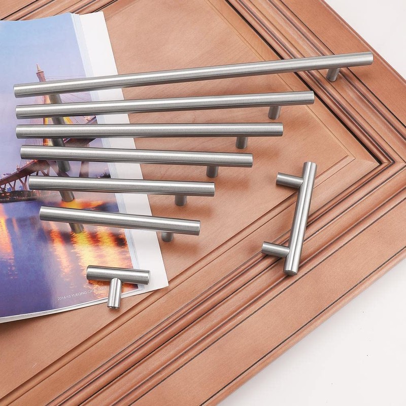 Probrico Kitchen Handles 76 mm Pack of 20 Stainless Steel