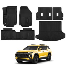 DAZANZAN Floor Mats for Chevy Equinox Fuel (Non EV) 2025 2026/For GMC Terrain 2025 2026 All Weather Equinox/Terrain Floor Mats Full Set for Chevy Equinox/for GMC Terrain Accessories 2025 2026