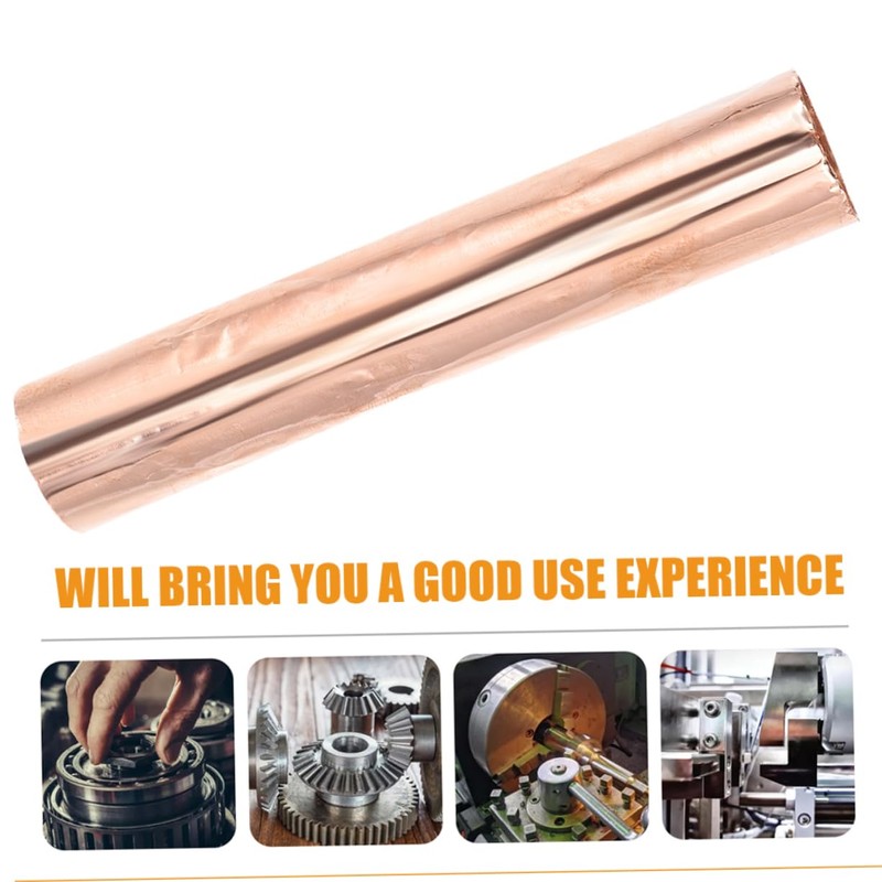 Gatuida 1 Roll Copper Sheet Copper Material for Crafting and