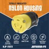 Journeyman-Pro NEMA L6-30P Pair Plug 30A 250V Locking Male Female