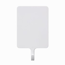Towa Sangyo 39199 Bathroom Rack, Magnetic Type SQ Magnetic Bath Hook, 2.4 x 1.0 x 4.0 inches (6 x 2.7 x 10.3 cm), White