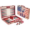 15 Inches Backgammon Sets for Adults Leather Travel Backgammon Set