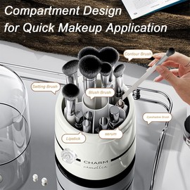 VivoGlow Stylish Makeup Brush Holder, Makeup Organisers for Makeup Brush Storage