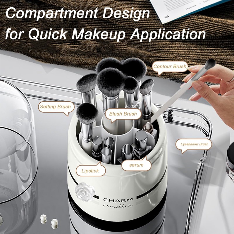 VivoGlow Stylish Makeup Brush Holder, Makeup Organisers for Makeup Brush