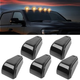KEEPDSGN For Chevy Avalanche 1500 2500 LED Roof Cab Wireless Running Marker Lights Amber