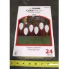 Gemmy 5286320 Lightshow 24-Count 23-ft Multi-function White LED Christmas String