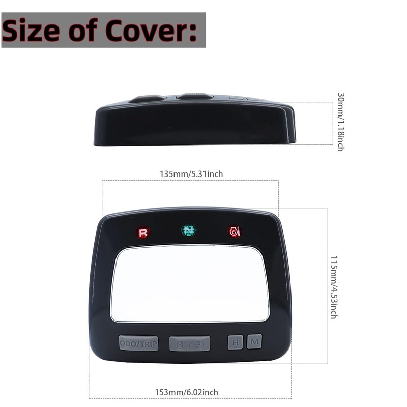 JIK Speedometer Meter Dash Upper Case Cover for Honda TRX350