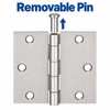 Stainless Steel Door Hinges 1/2/3/4 Inch – Universal Furniture Cabinet