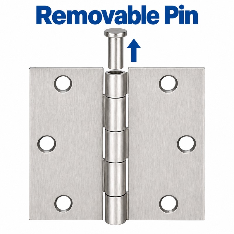 Stainless Steel Door Hinges 1/2/3/4 Inch – Universal Furniture Cabinet