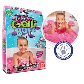 Princess Pink Glitter Gelli Baff Sliding Bath 300g