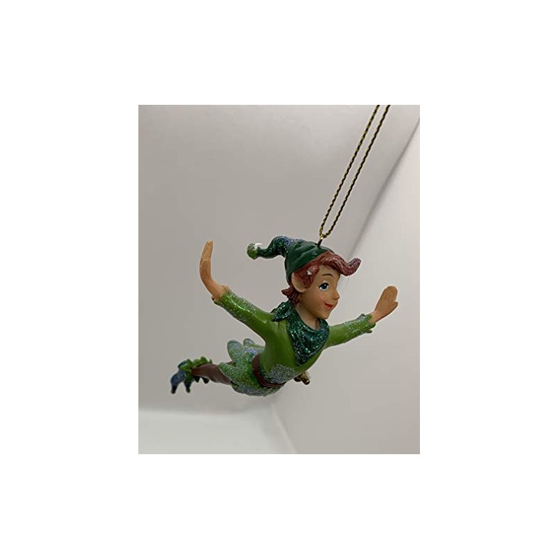 Gisela Graham Resin Peter Pan Flying Figurine 11 Centimeter Festive