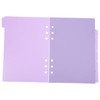 Divider Card Index Sheet File Accessories a5 Size 6 Holes
