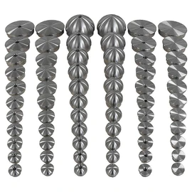 TIBU End Cap Stainless Steel V2A for Pipe Diameter 60.3 x 2 mm Flat (Pack of 2) Stainless Steel Caps Pipe Plug Closure End Cover Railing Tube