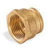 Brass Reducing Coupling 3/4" Female x 1" Female Construction NPT