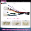 2-Pack Toyota Low-End Car Stereo Wiring Harness Cables, Multiple Vehicle-Specific