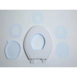 Hover Cat Seat Toilet Training Kit Premium (Elongated) Cat Potty Toilet Training