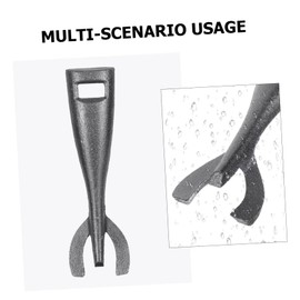 Totority Cast Iron Teppanyaki Clip Scald Kitchen Tool for Safe Grilling and Barbecue Durable Ergonomic Design for Home and Restaurant Use BBQ Supplies