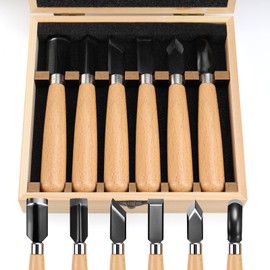 Wood Chisel Set 6-Piece Carving Tool for Wood Chisel Wood Chisel Set for Woodworking for Hobby Craftsmen - Wood Chisel Set