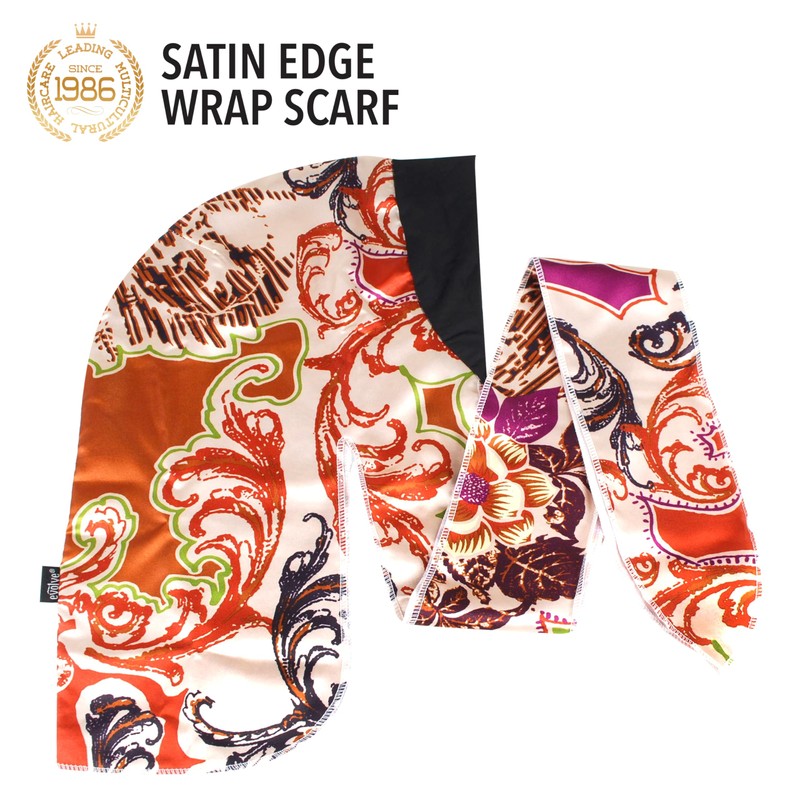 Evolve Exotics Satin Moroccan Edge Scarf