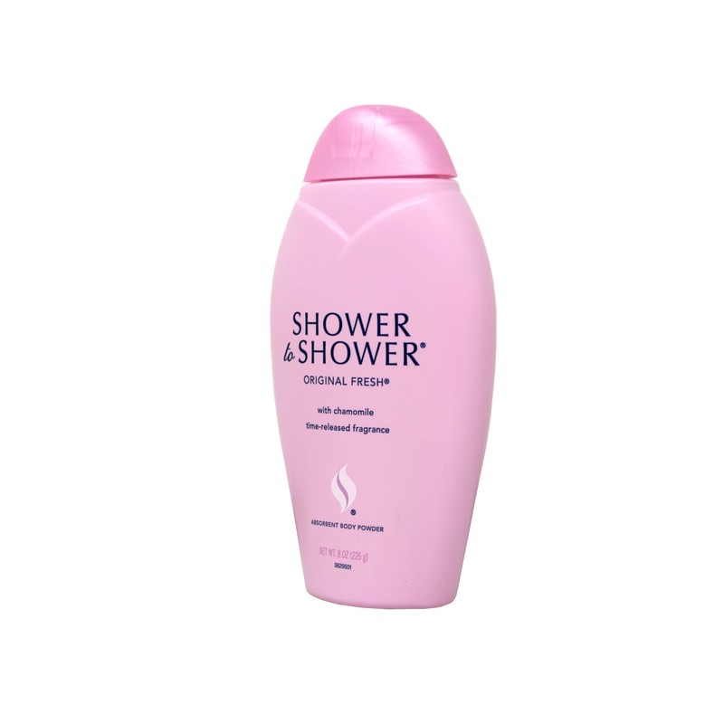 Shower To Shower Original Body Powder, 8 Ounces (1 Pack)
