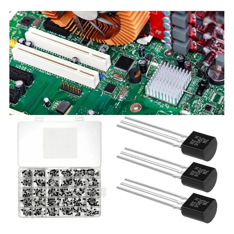 Kit De Transistores 2n2222 2n3904 Bc337 Bc547 Bc557, 600 Pie