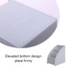 XEERAANG Desk Organizer Trapezoid Remote Control Holder Creative Tabletop Organizer