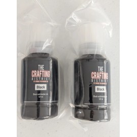 The Crafting District 254ml Black Dye Sublimation Ink Refill Epson SureColor F6200 F7200 F9200 F9370