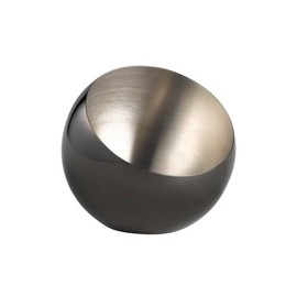 APS Sphere 40774 Bowl Diameter 16 cm Height 15 cm 0.8 Litres Stainless Steel Gunmetal Look