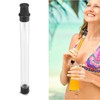 Shot Straw Leakproof Plastic Silicone Shot Straw Tube Reusable Portable