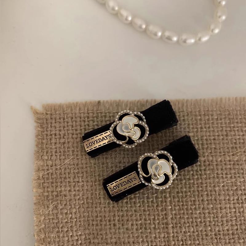 Moeruruya Hair Pin French Hair Clip 2pcs Set Bangs Clip
