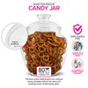 Modern Innovations 80-Ounce Candy & Cookie Jar with Lid, Premium