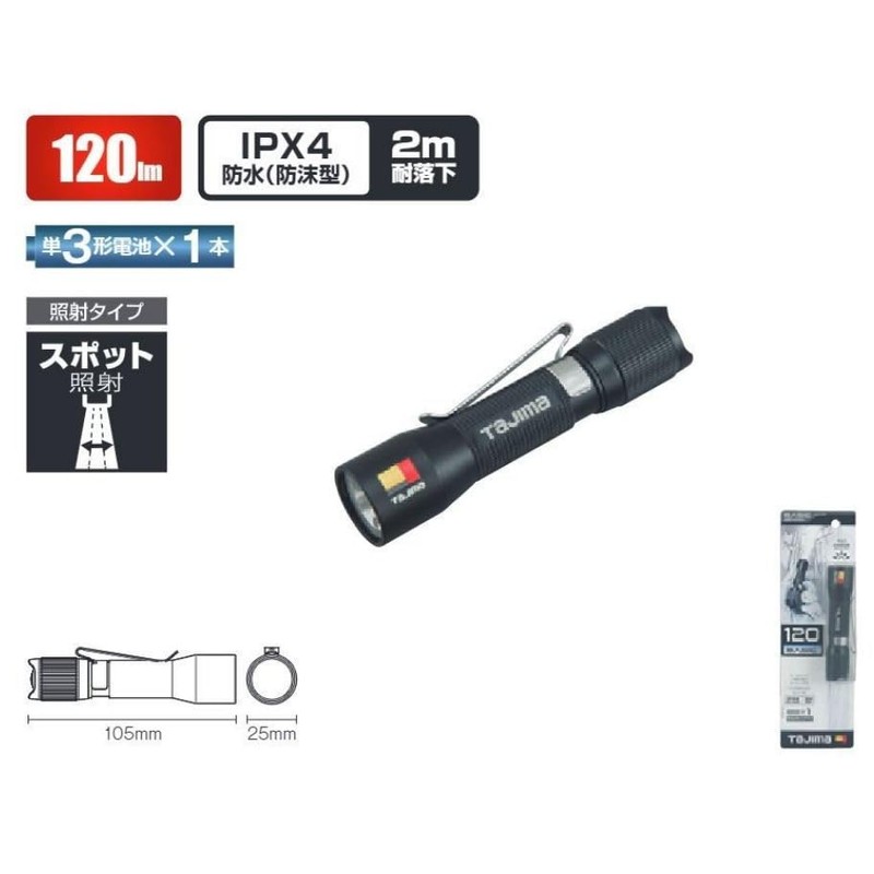 TJM Design LE-P121D LED Penlight P121D P121D Brightness Up to