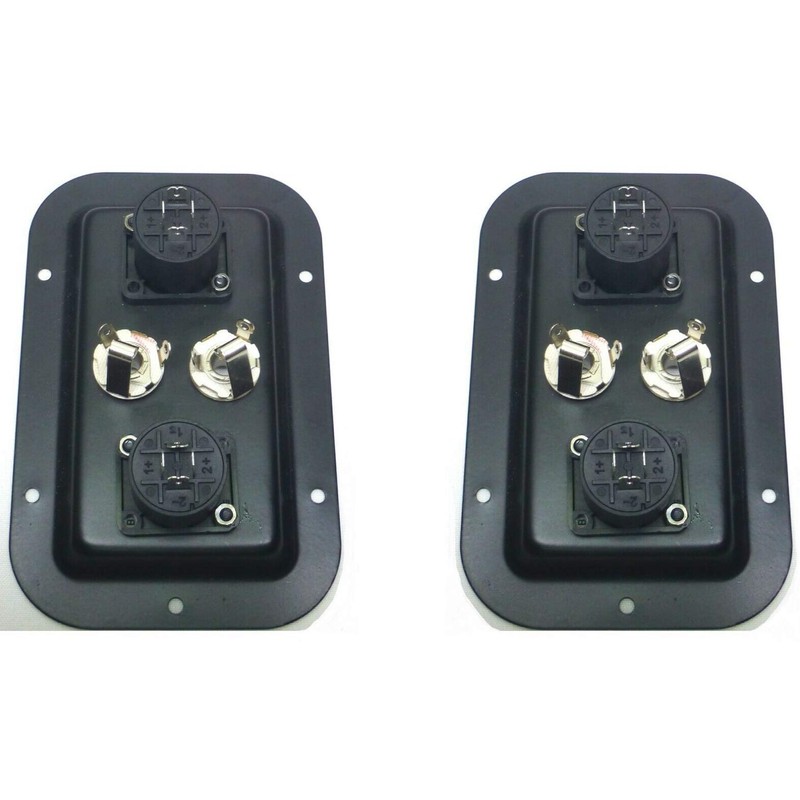 (2) Two Jack Plates with Dual SpeakON NL4 & 1/4"