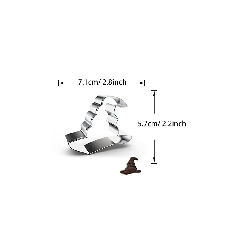 WDYJMALL Magic Wizard Hat Shape Cookie Cutter